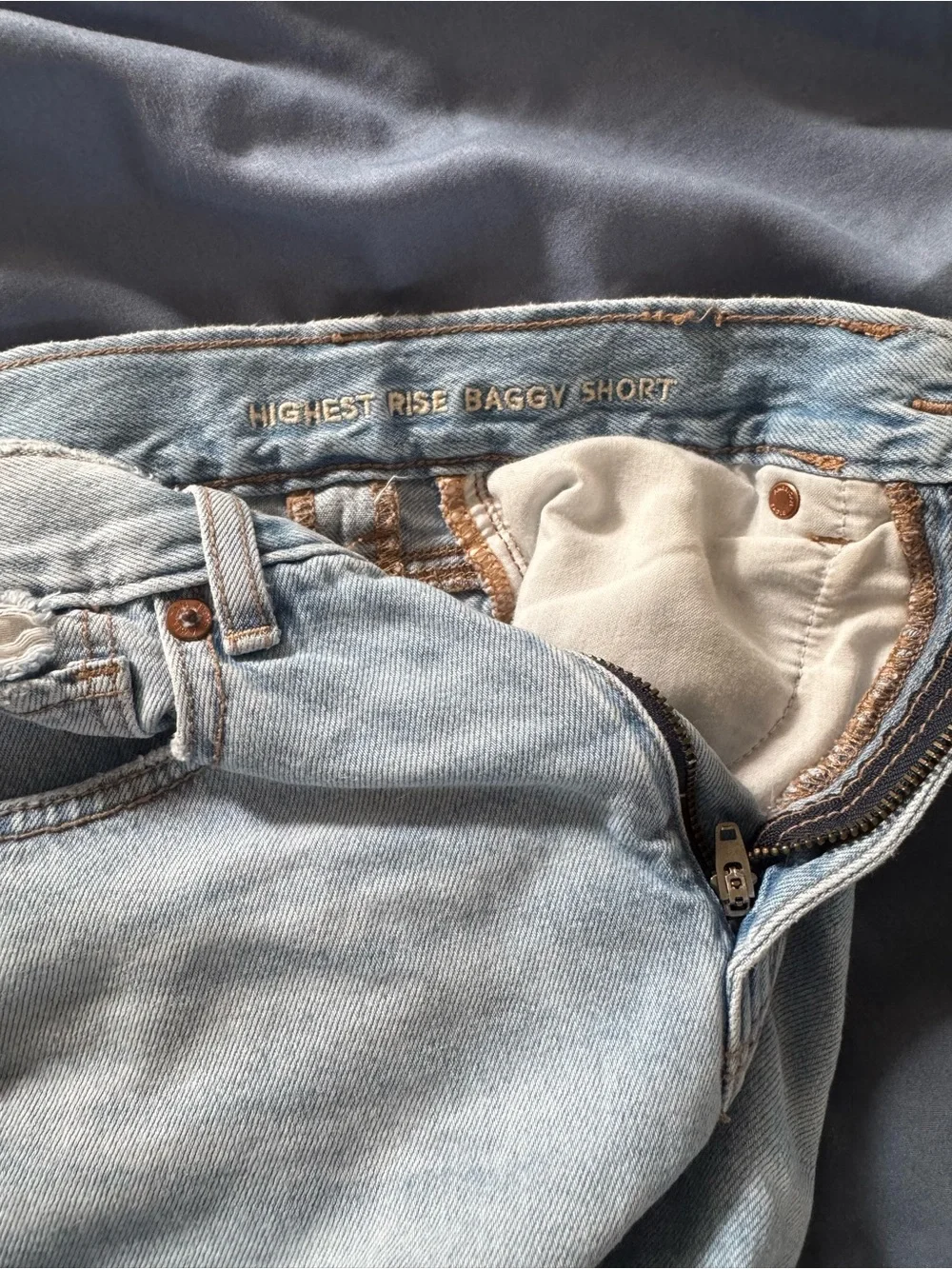 American Eagle Highest Rise Baggy Shorts